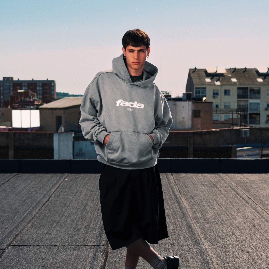 Stone Grey Hoodie