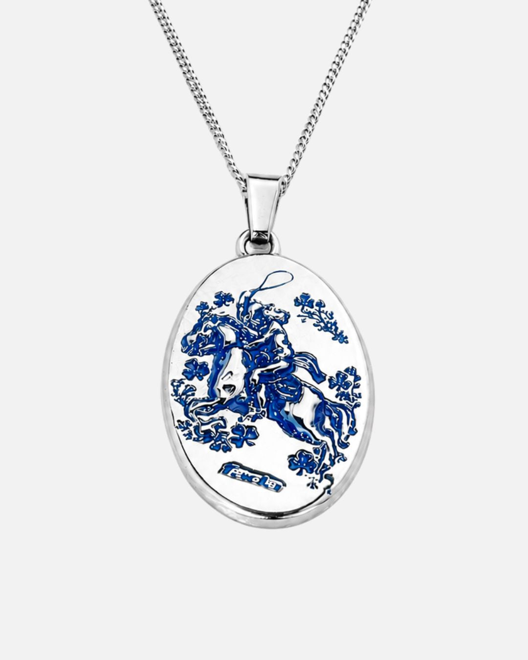 Irish Stallion Necklace - Blue