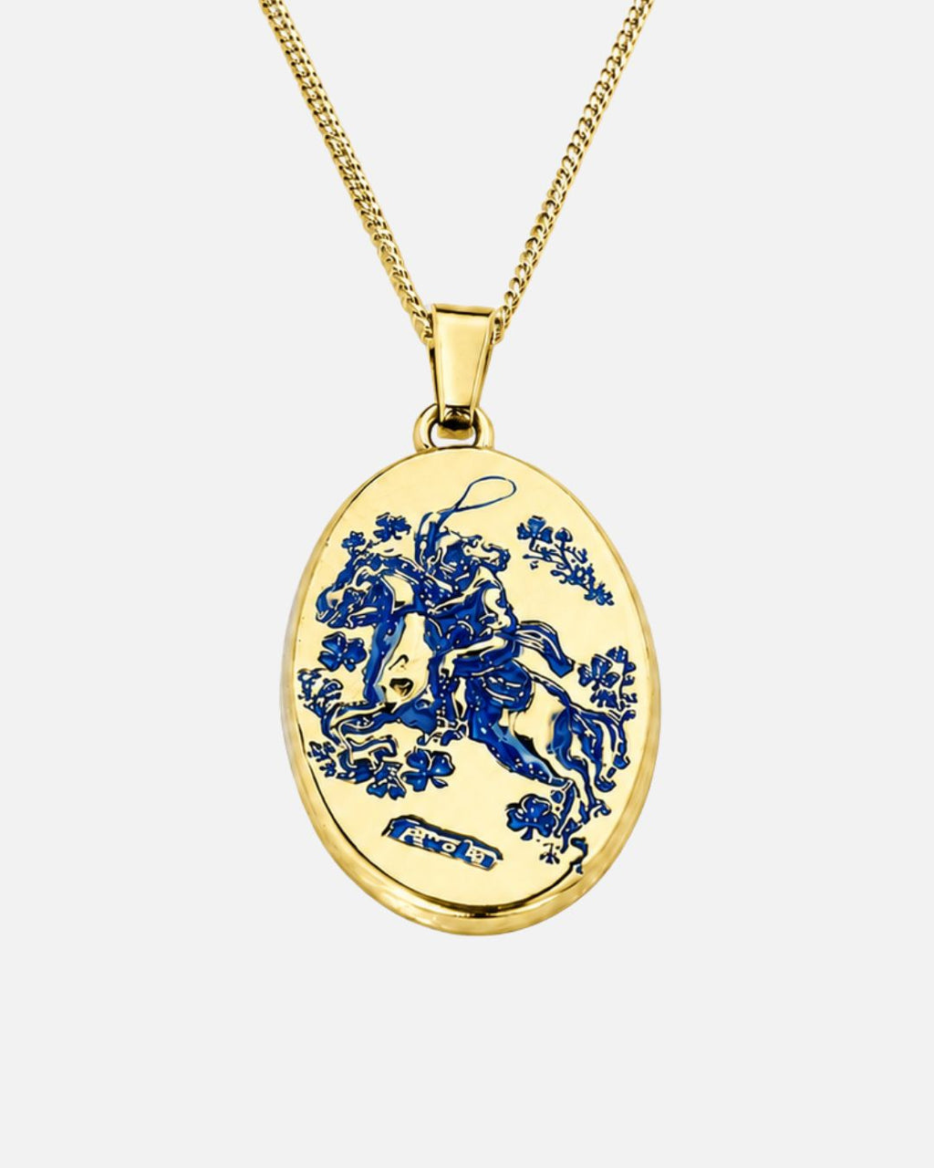 Irish Stallion Necklace - Blue