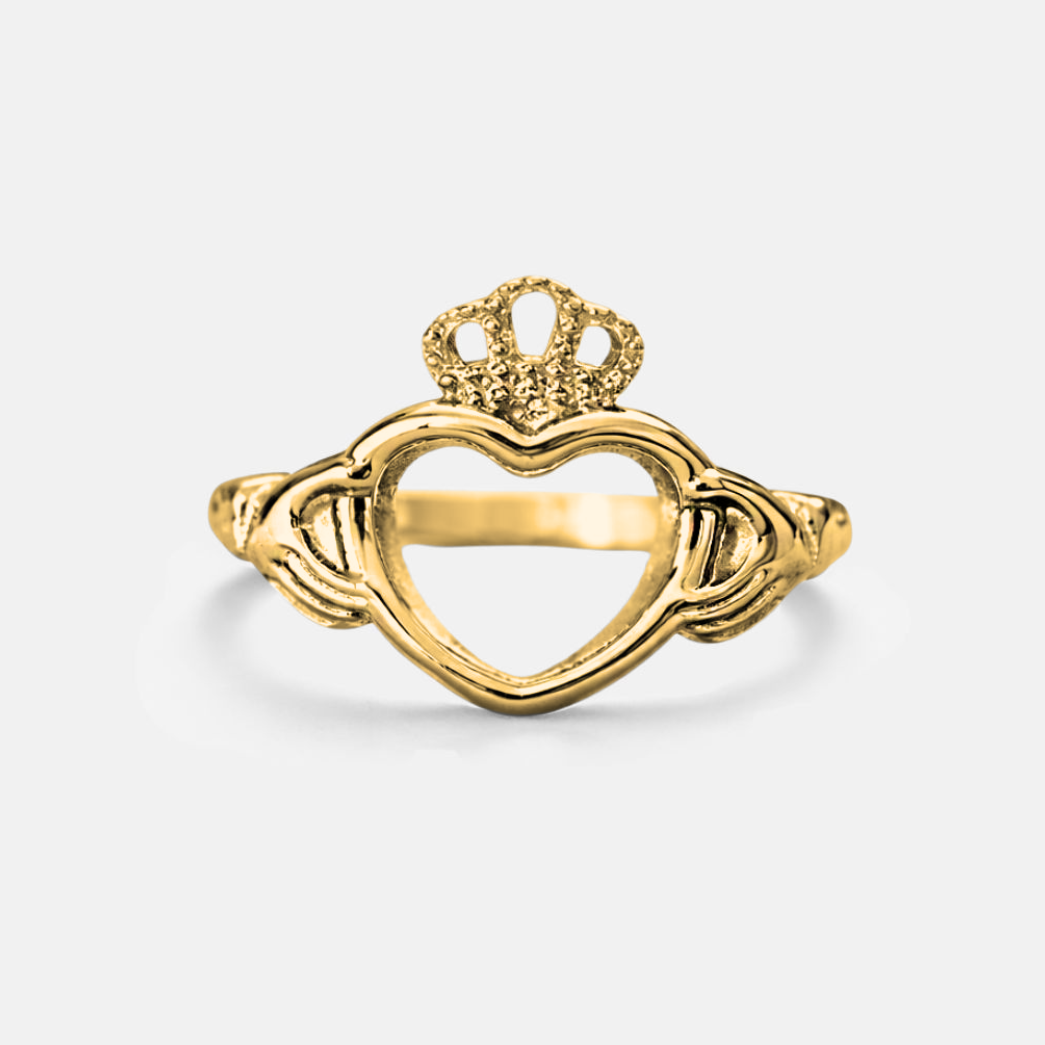 Heartless Claddagh Ring