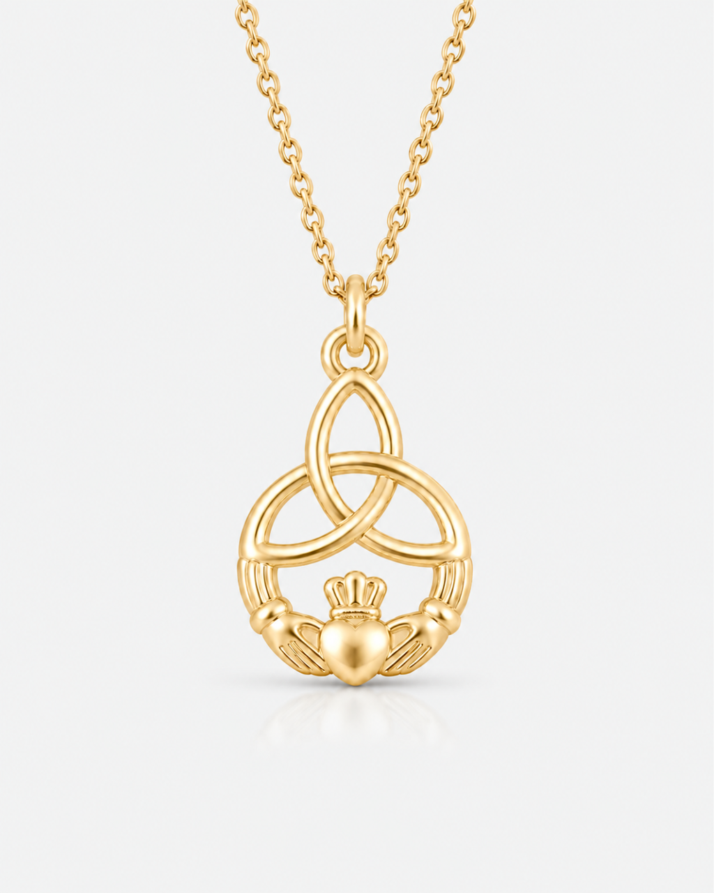 Trinity Claddagh Necklace