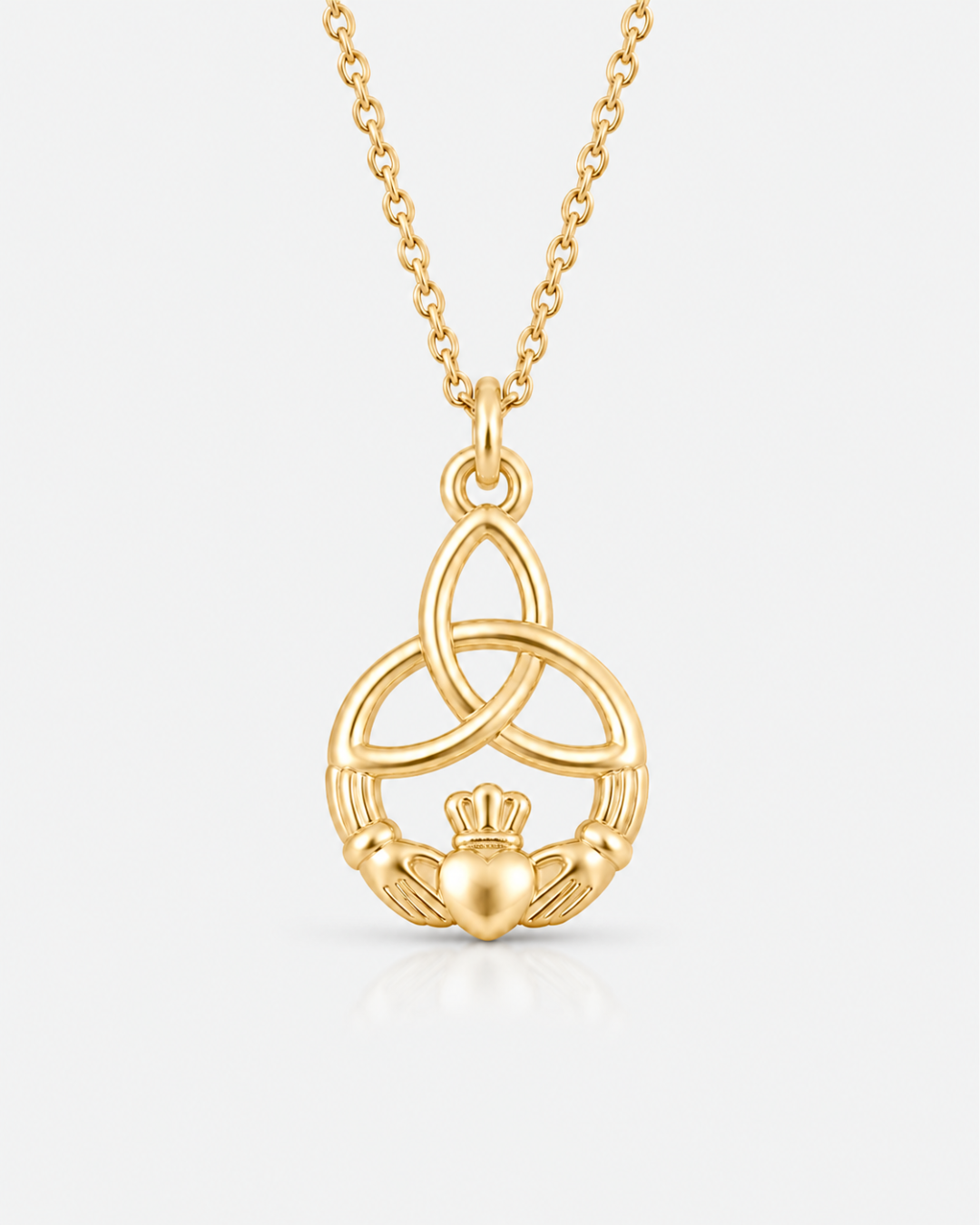 Trinity Claddagh Necklace