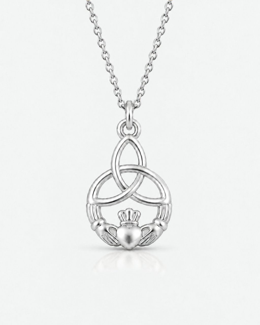 Trinity Claddagh Necklace