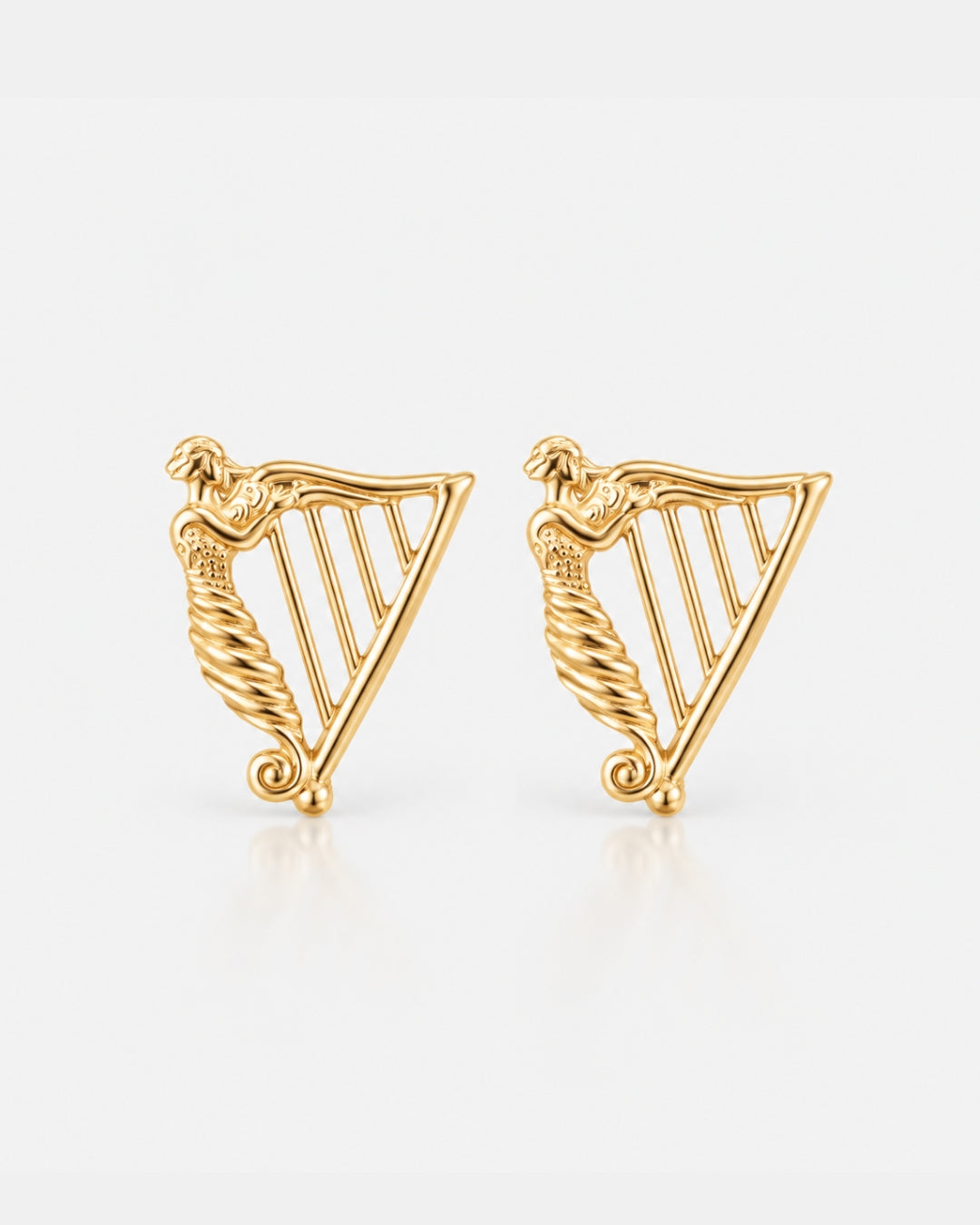 Harp Stud Earrings