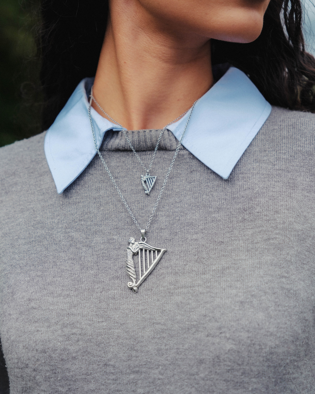 Harp of Erin Necklace