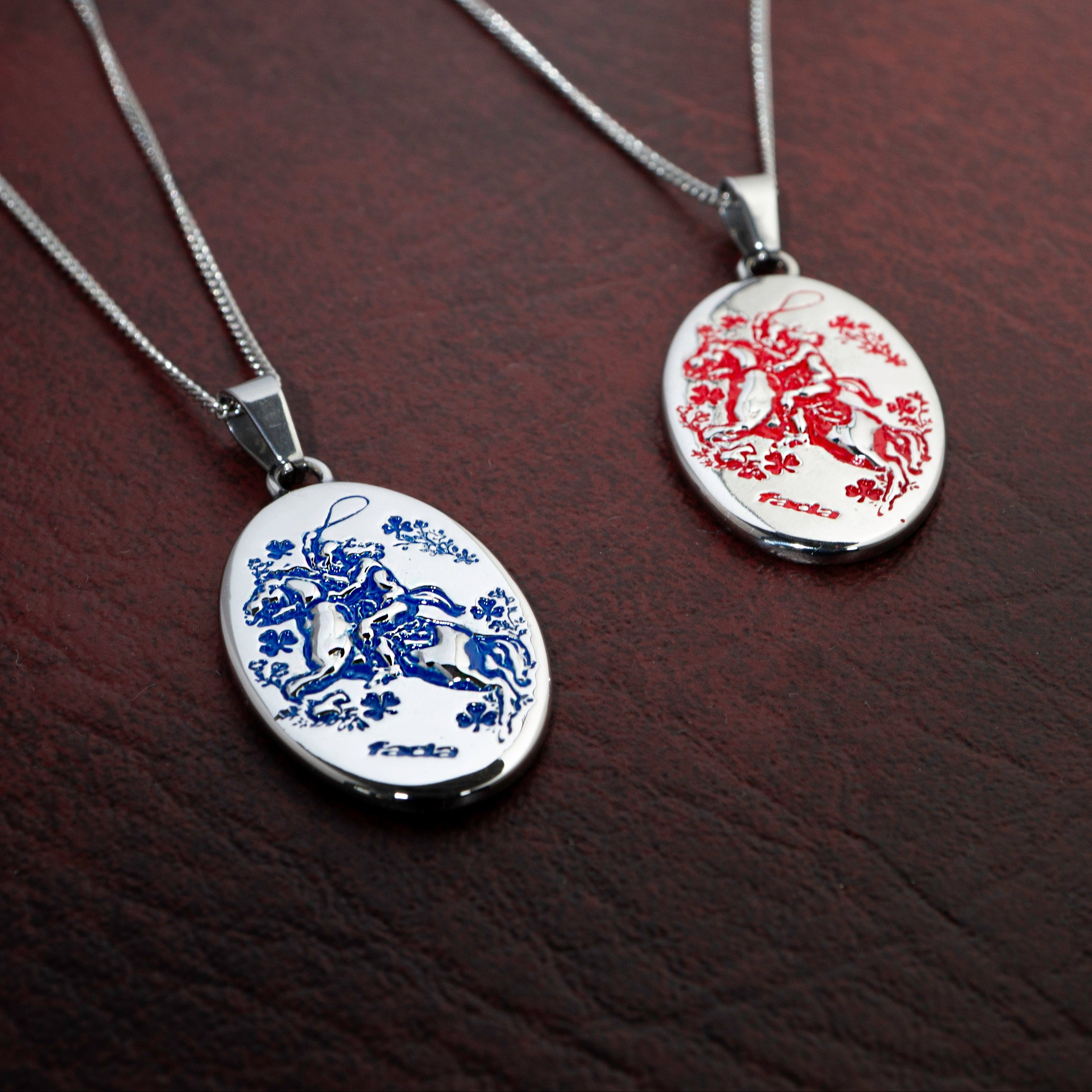 Irish Stallion Necklace - Blue