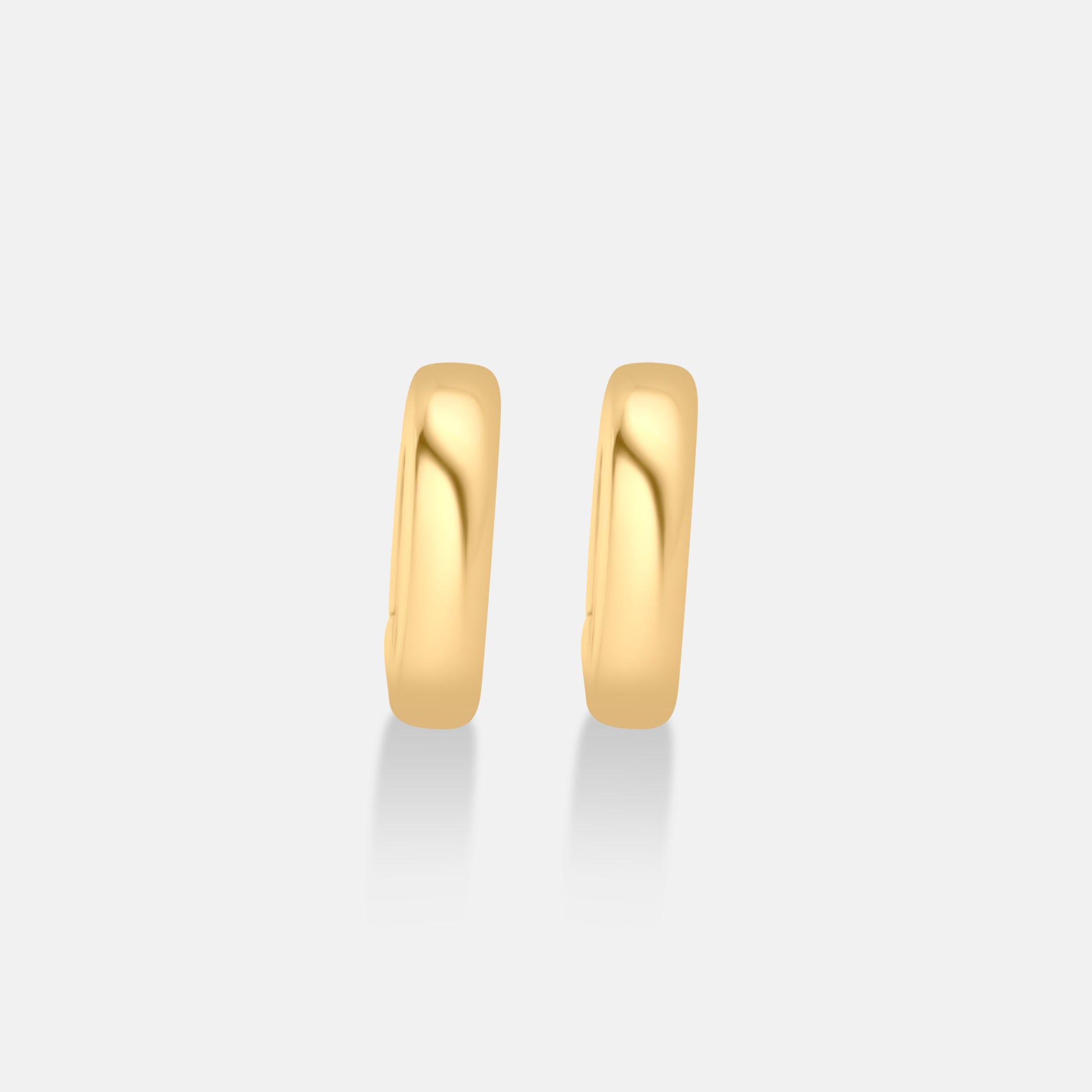 Gold Heart Earrings