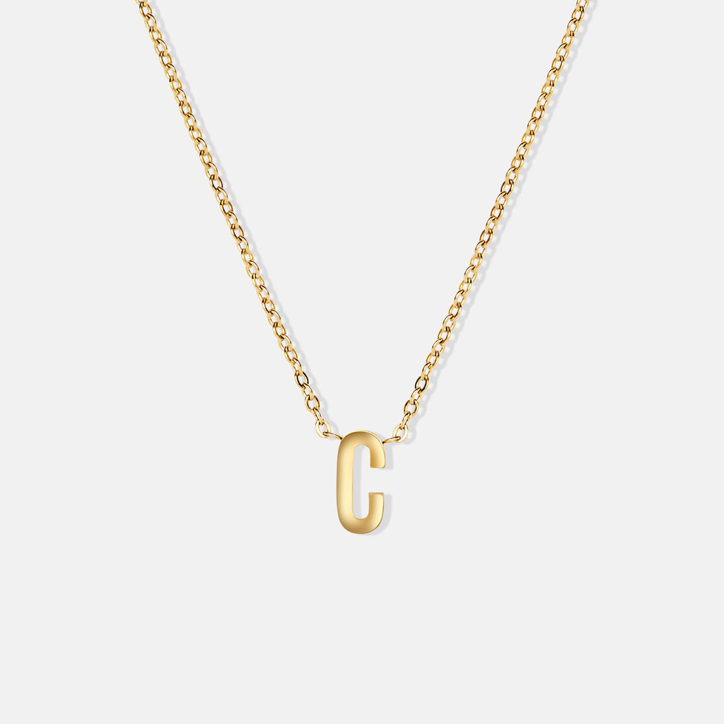 Gold Initial Necklace