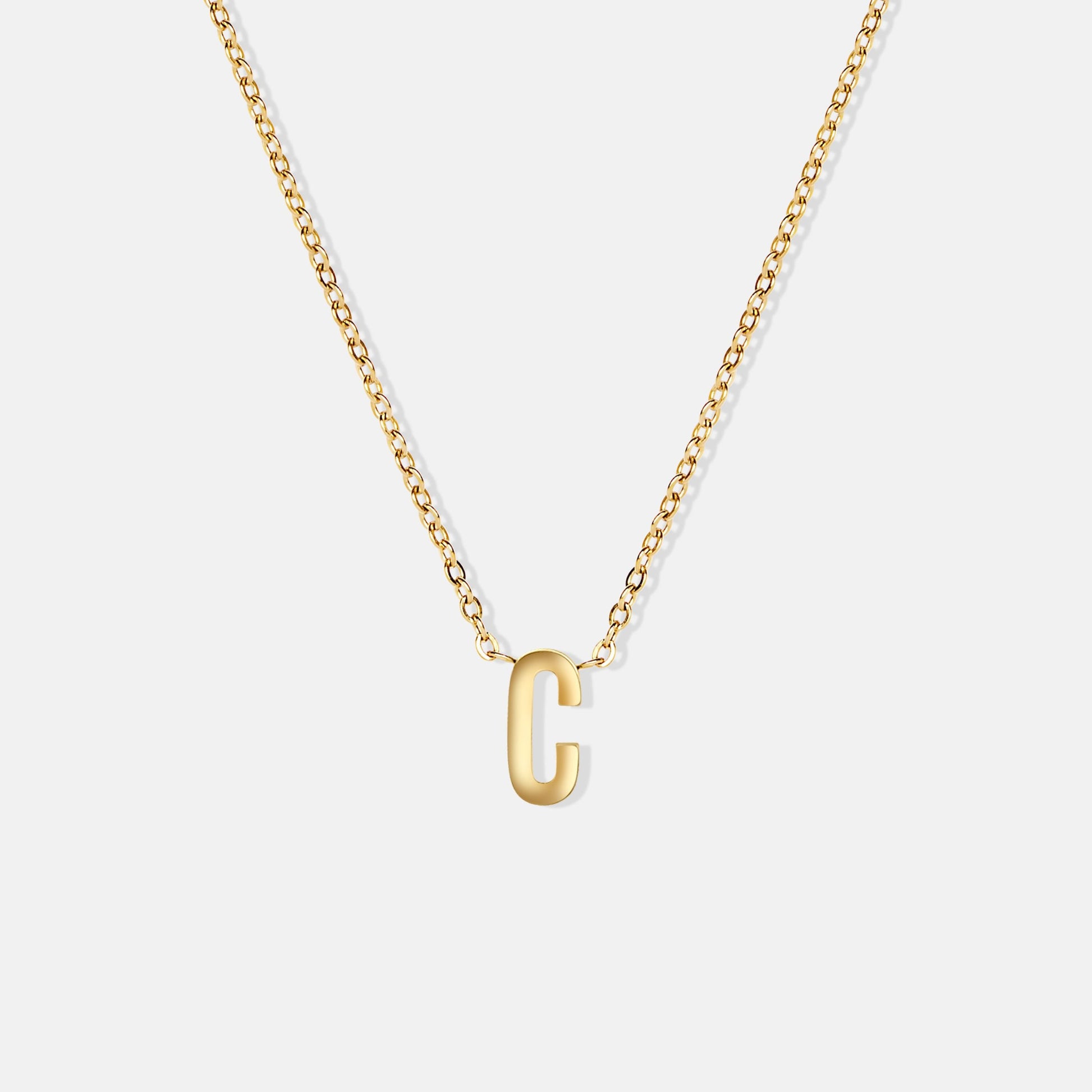 Gold Initial Necklace