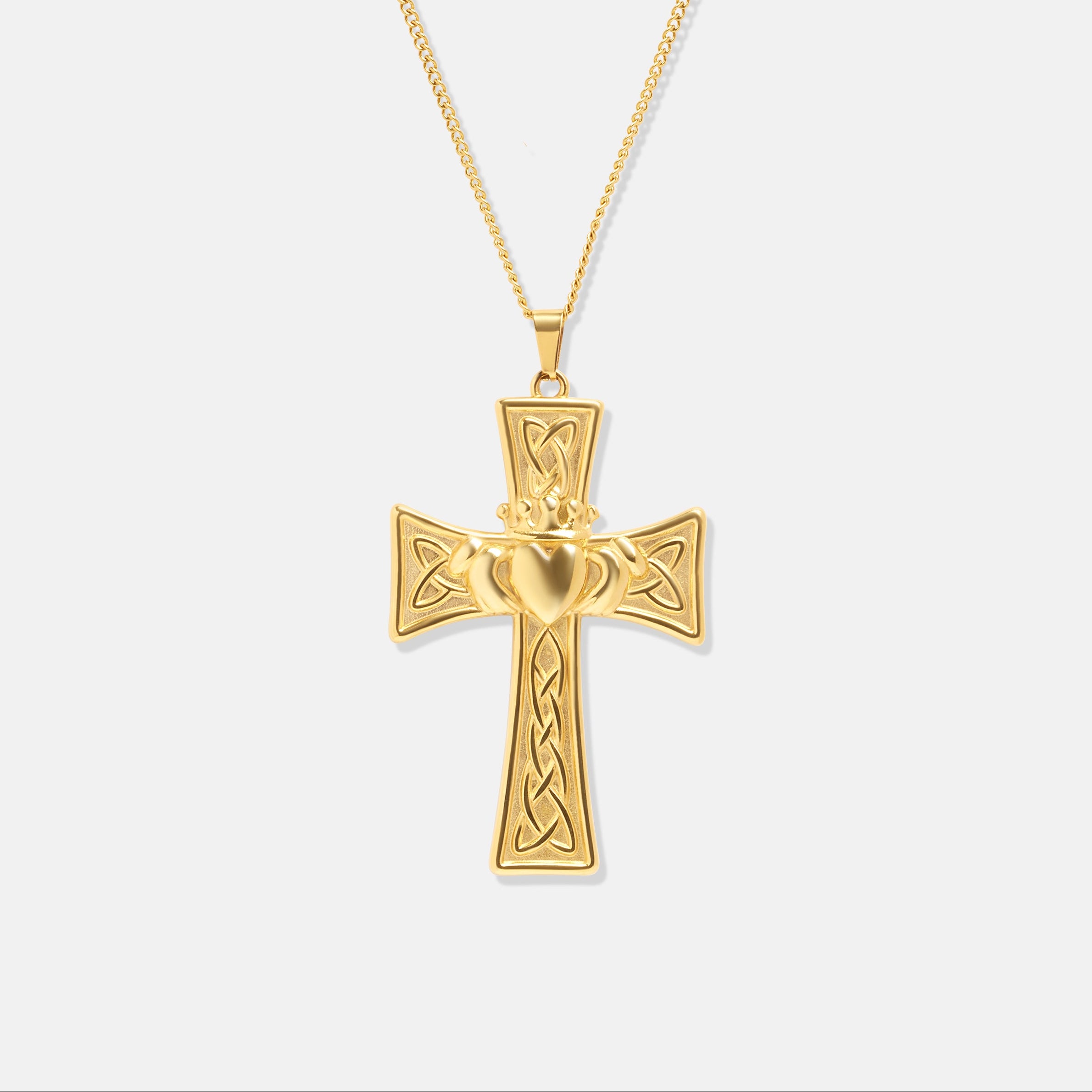 Cross Claddagh Necklace