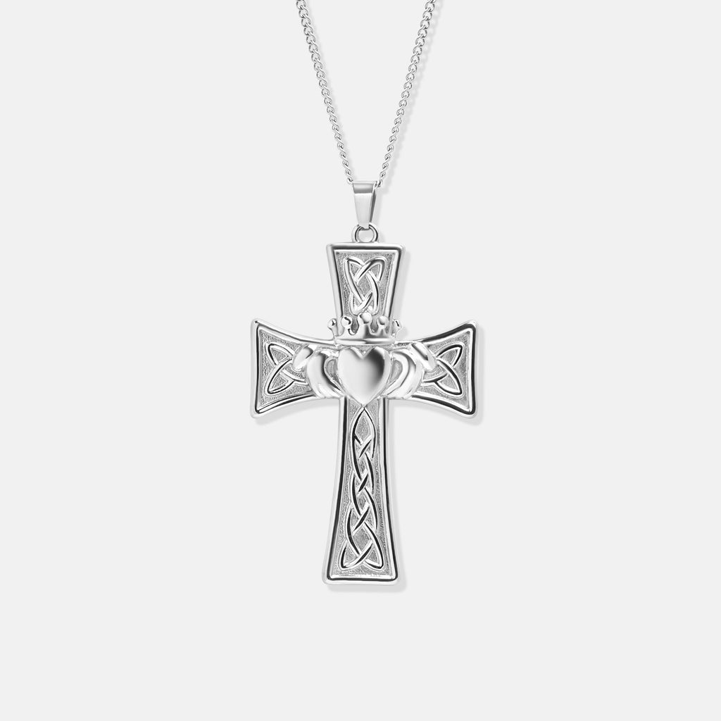Cross Claddagh Necklace