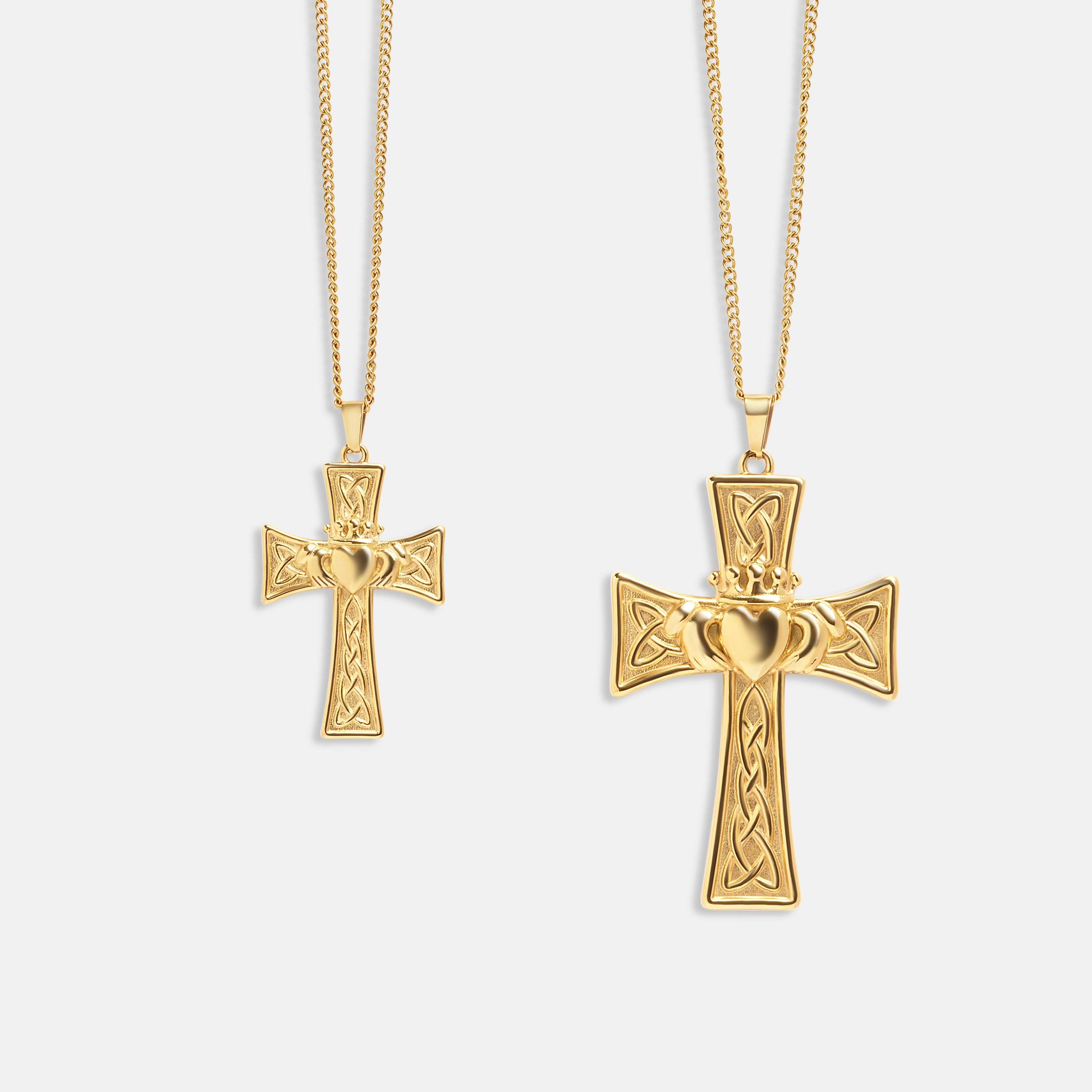 Cross Claddagh Necklace