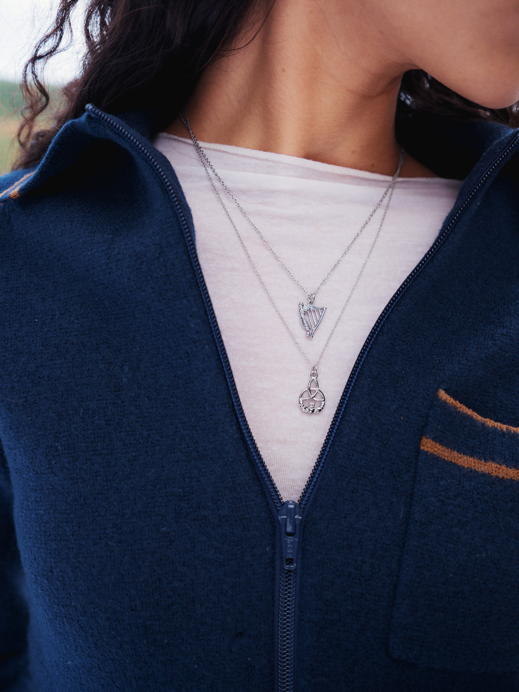 Trinity Claddagh Necklace
