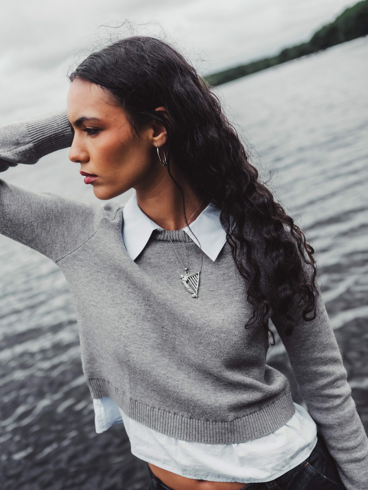 Harp of Erin Necklace