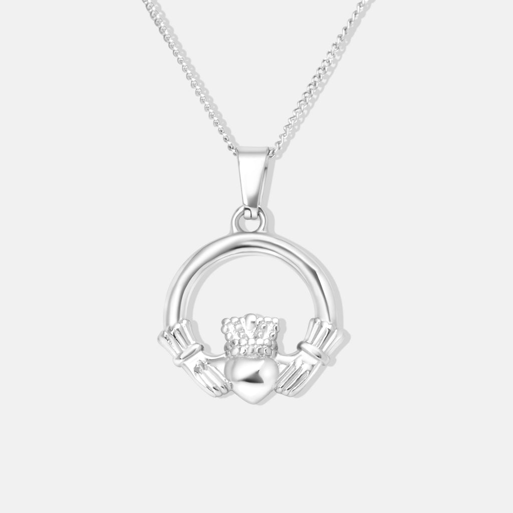 Silver Claddagh Necklace