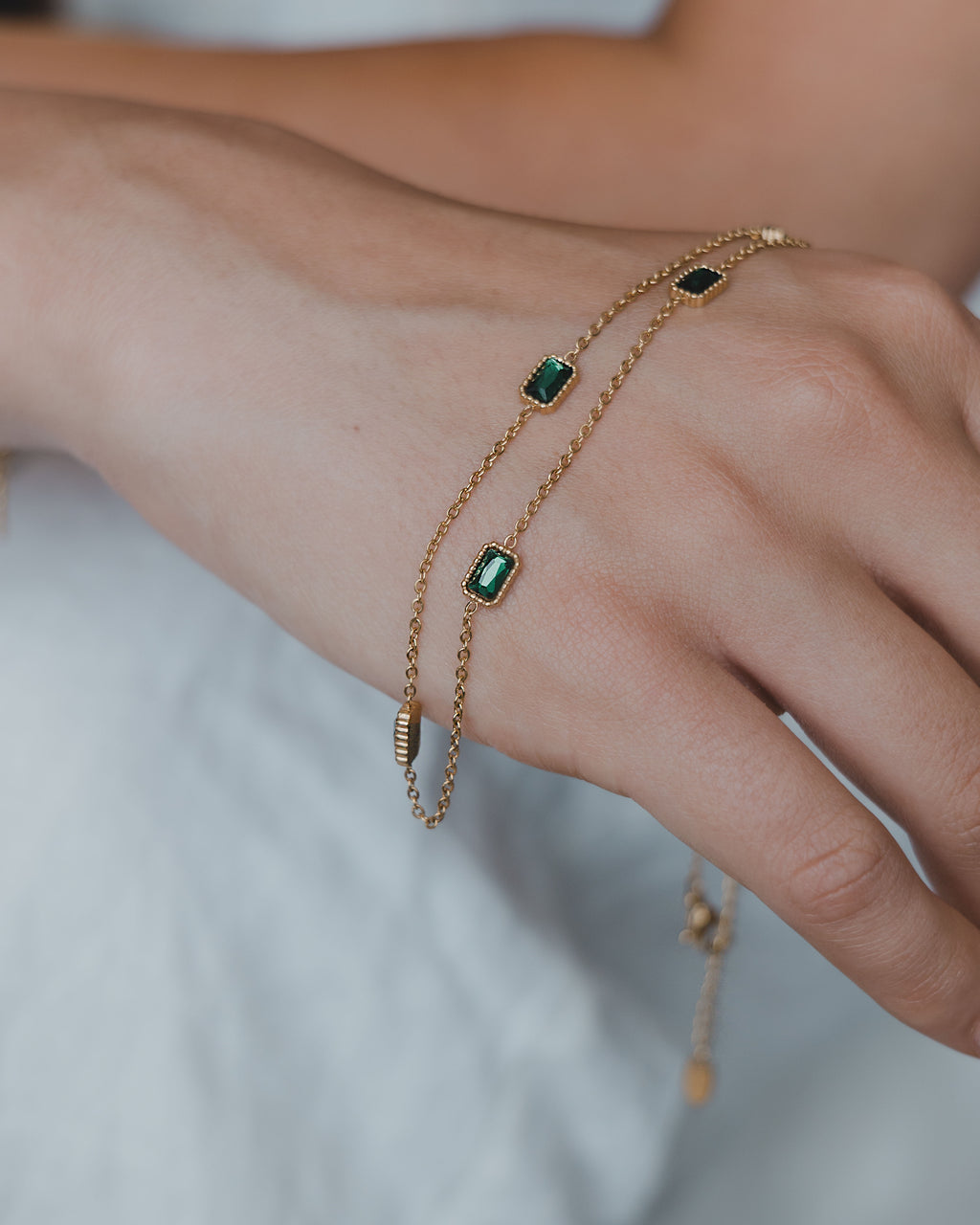 Fada's Emerald Bracelet