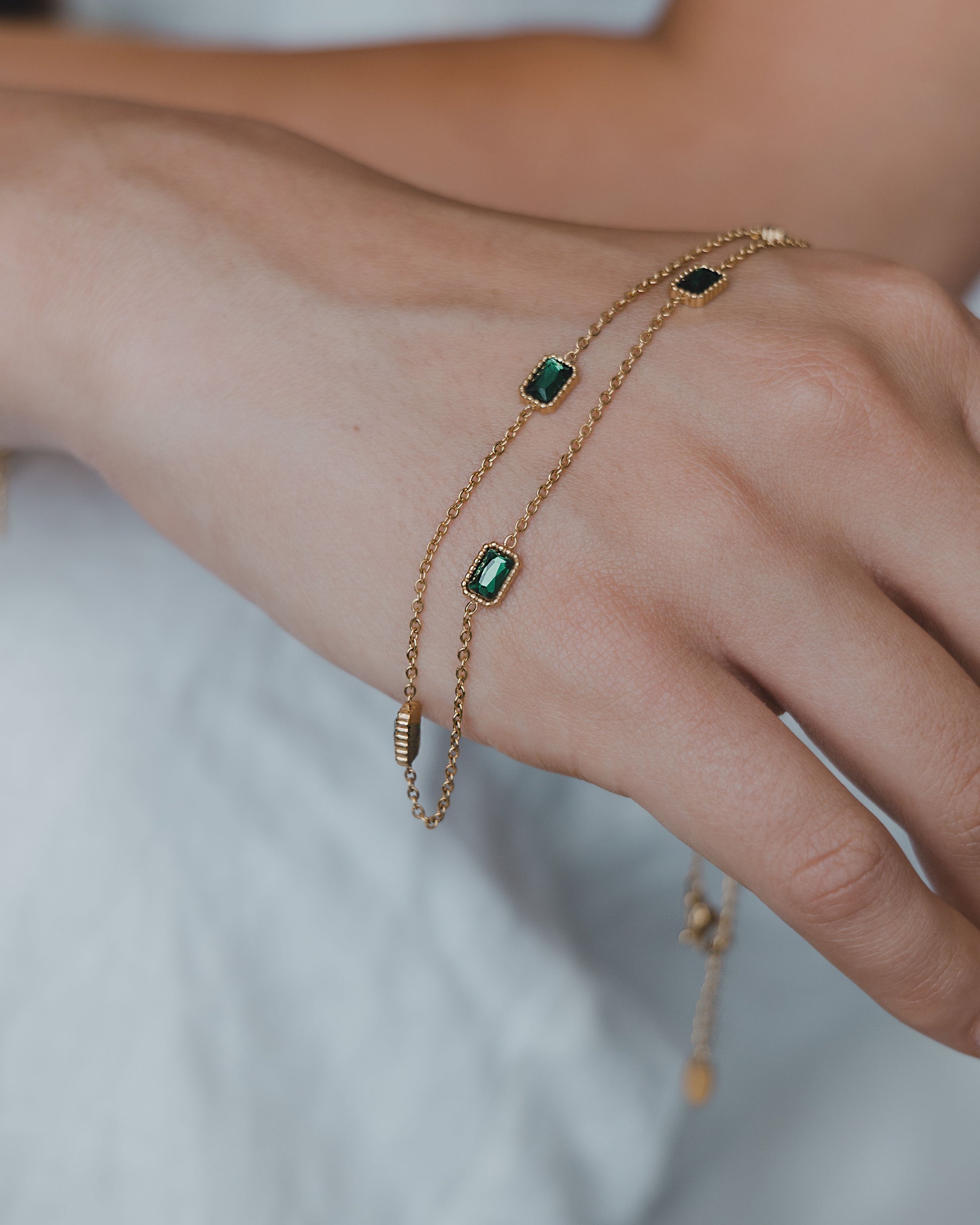 Fada's Emerald Bracelet