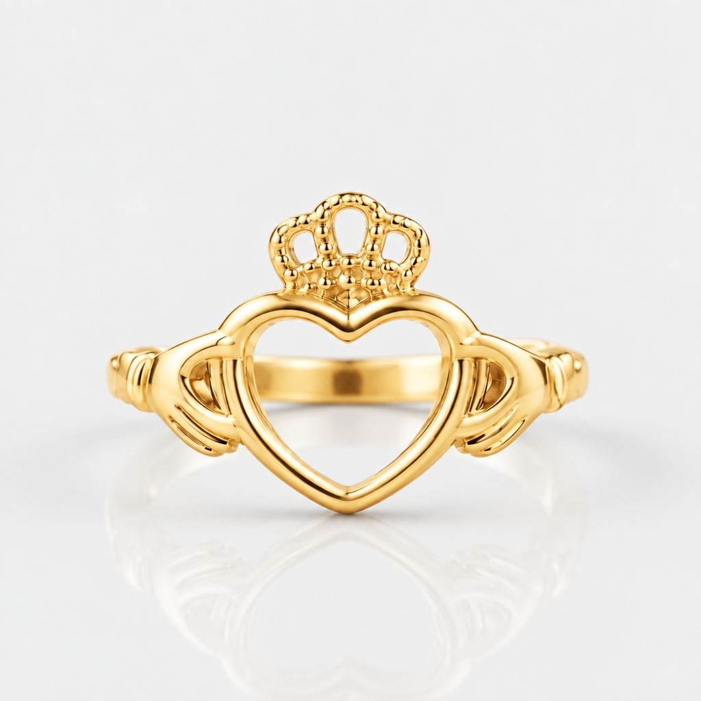 Heartless Claddagh Ring