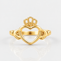 Heartless Claddagh Ring