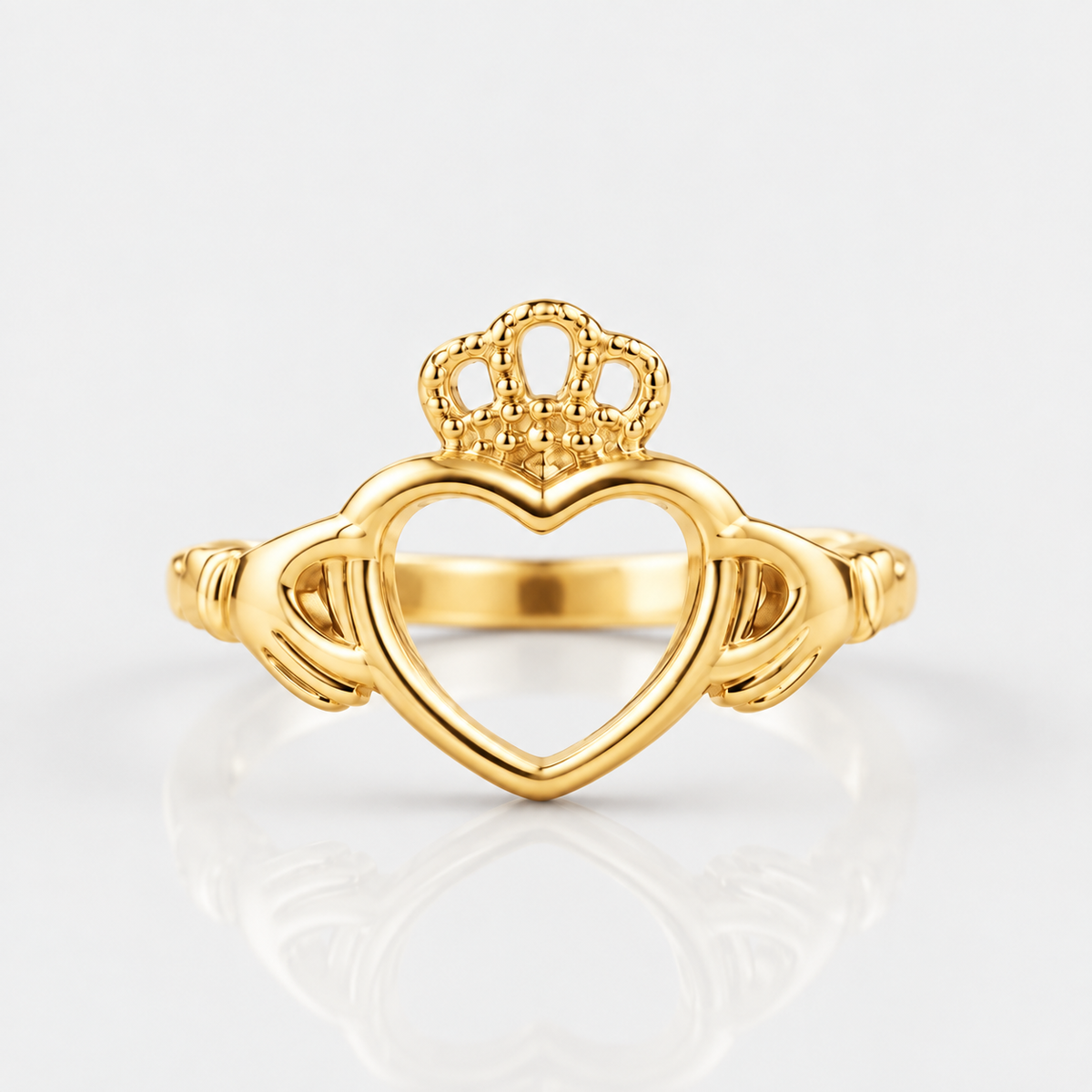 Heartless Claddagh Ring