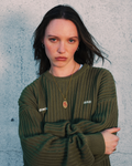 Olive Green Knit