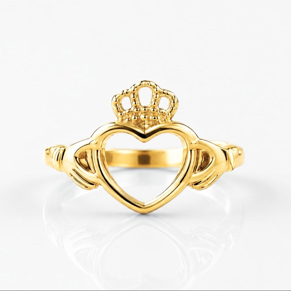 Heartless Claddagh Ring
