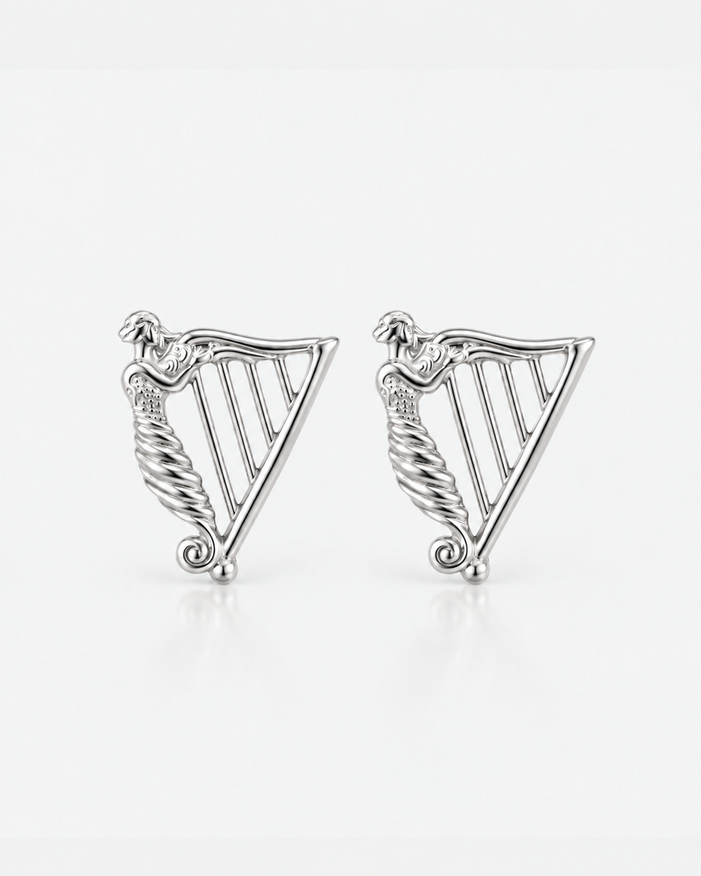 Harp Stud Earrings