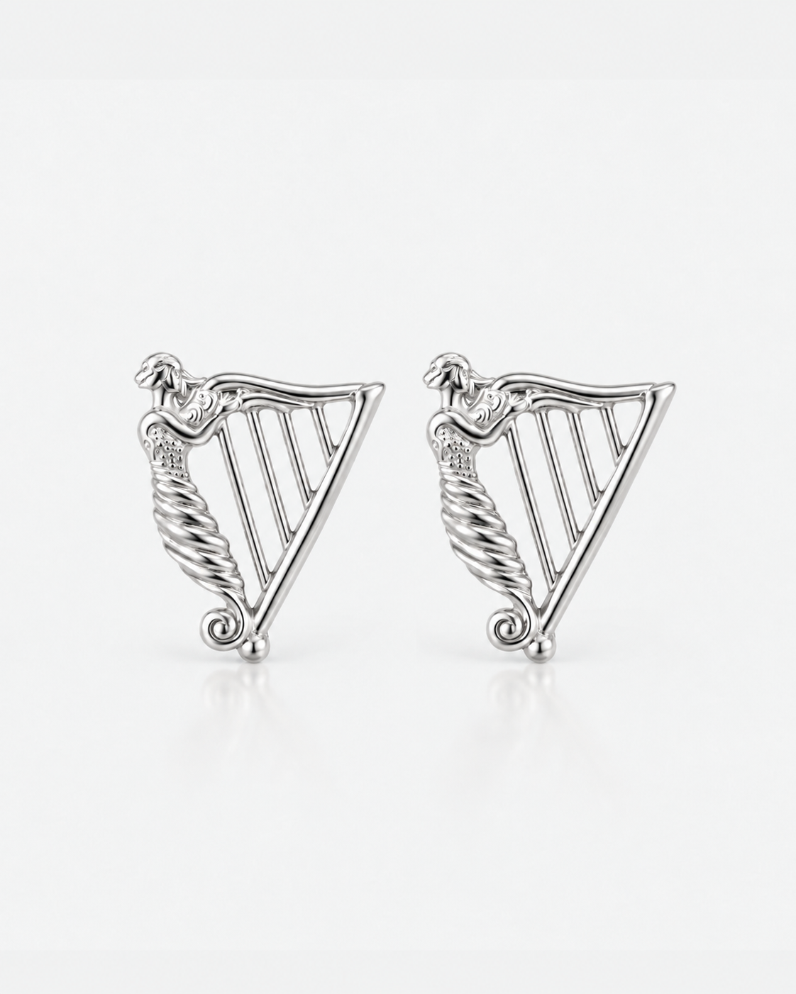 Harp Stud Earrings