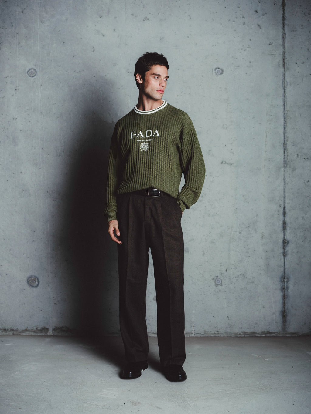 Fada's Green Knit Sweater