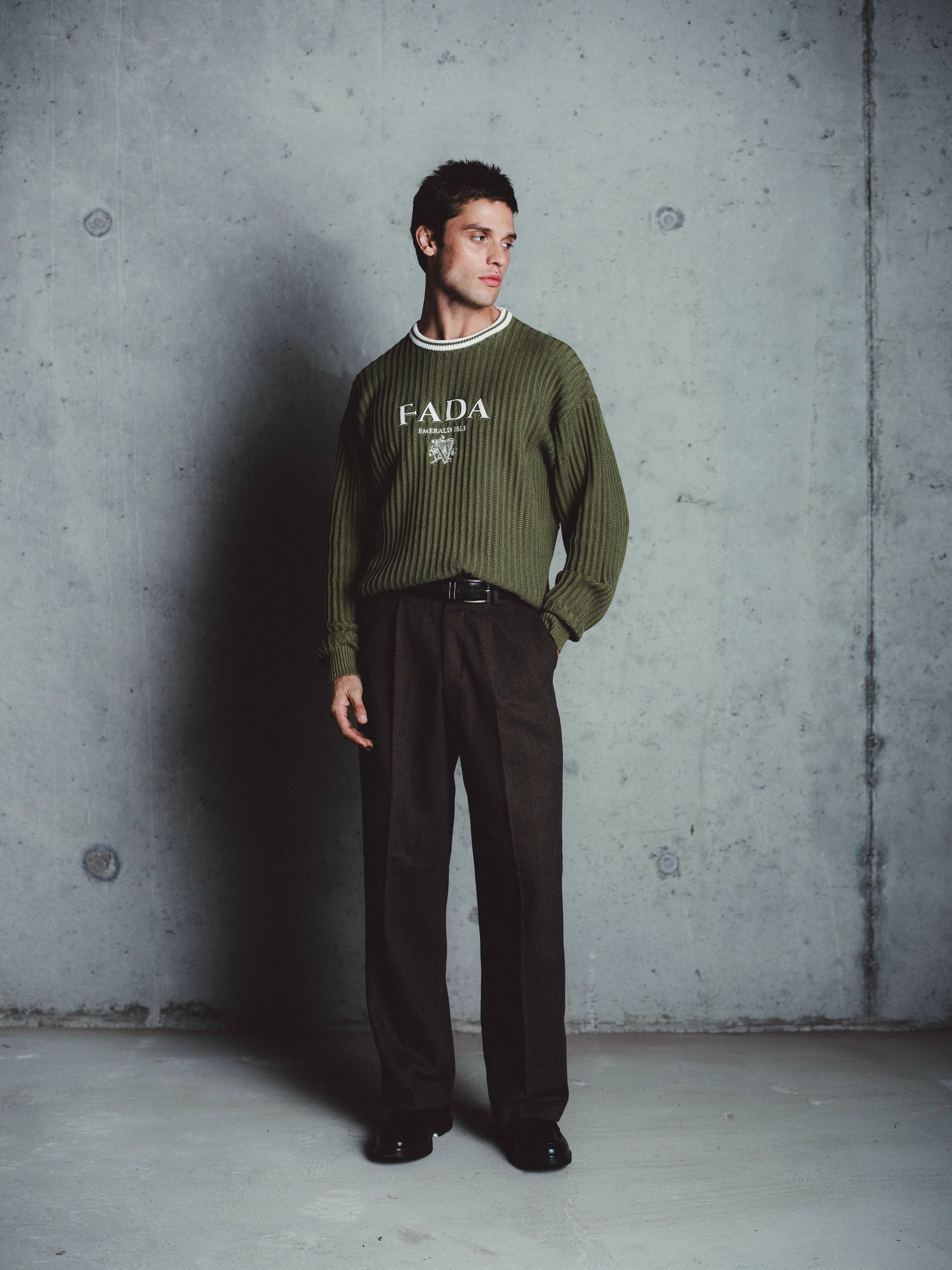 Fada's Green Knit Sweater