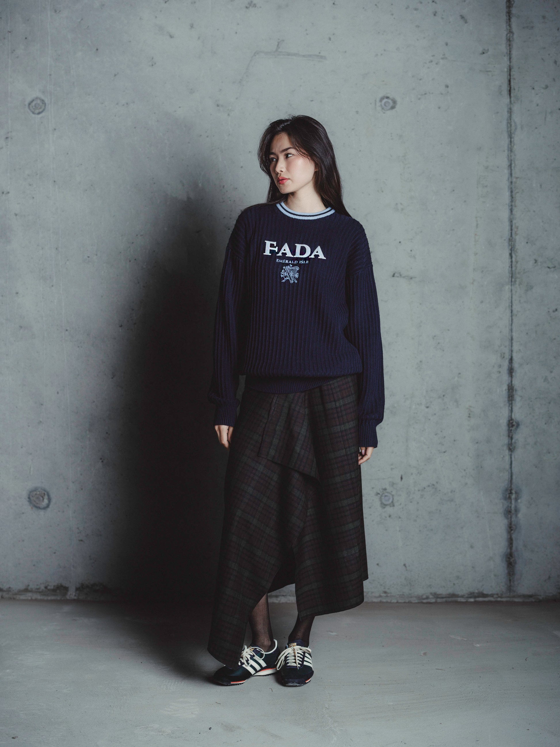 Navy Knit Sweater