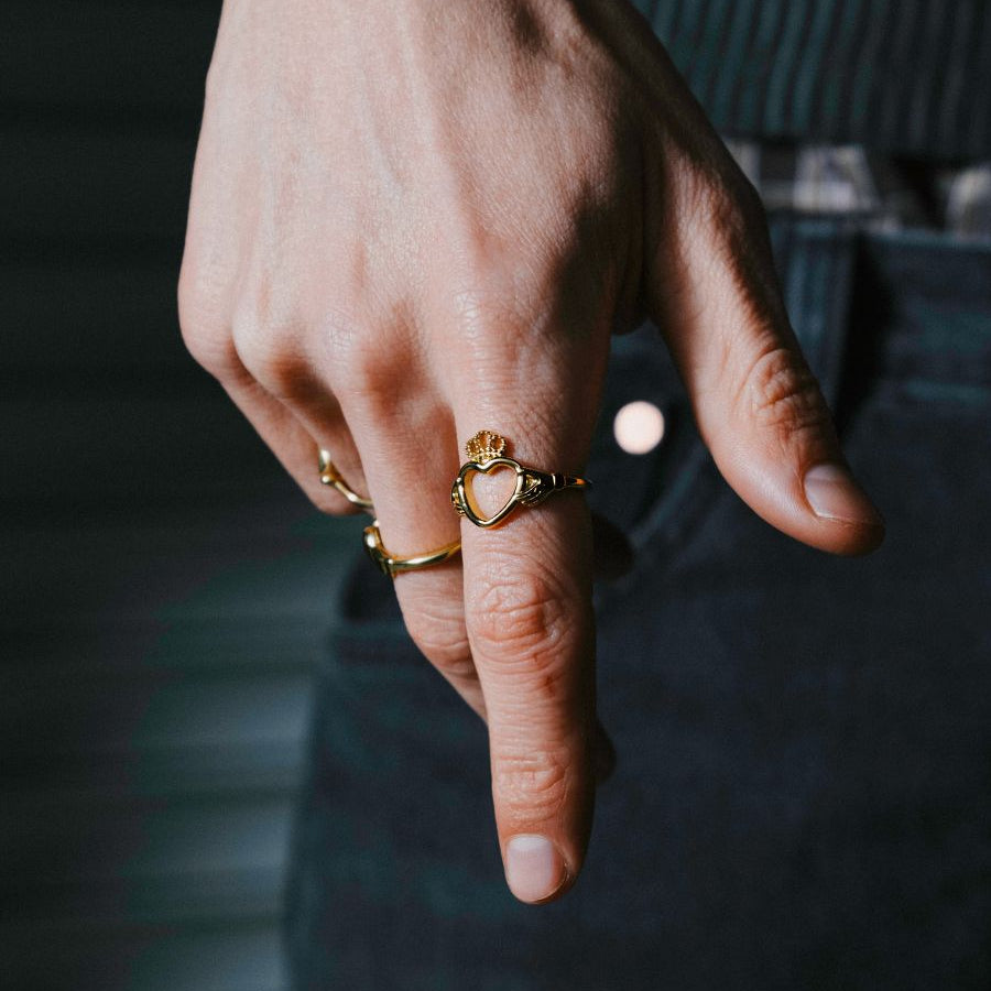 Heartless Claddagh Ring
