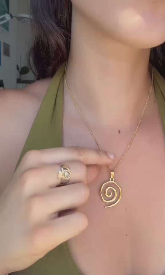 Celtic Spiral Necklace