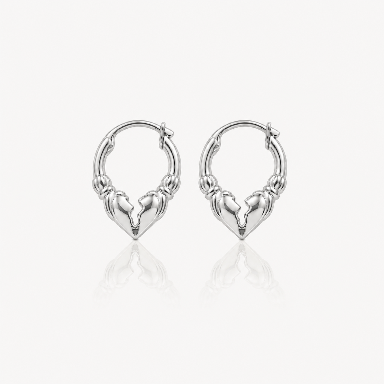 Heartbreaker Claddagh Huggies